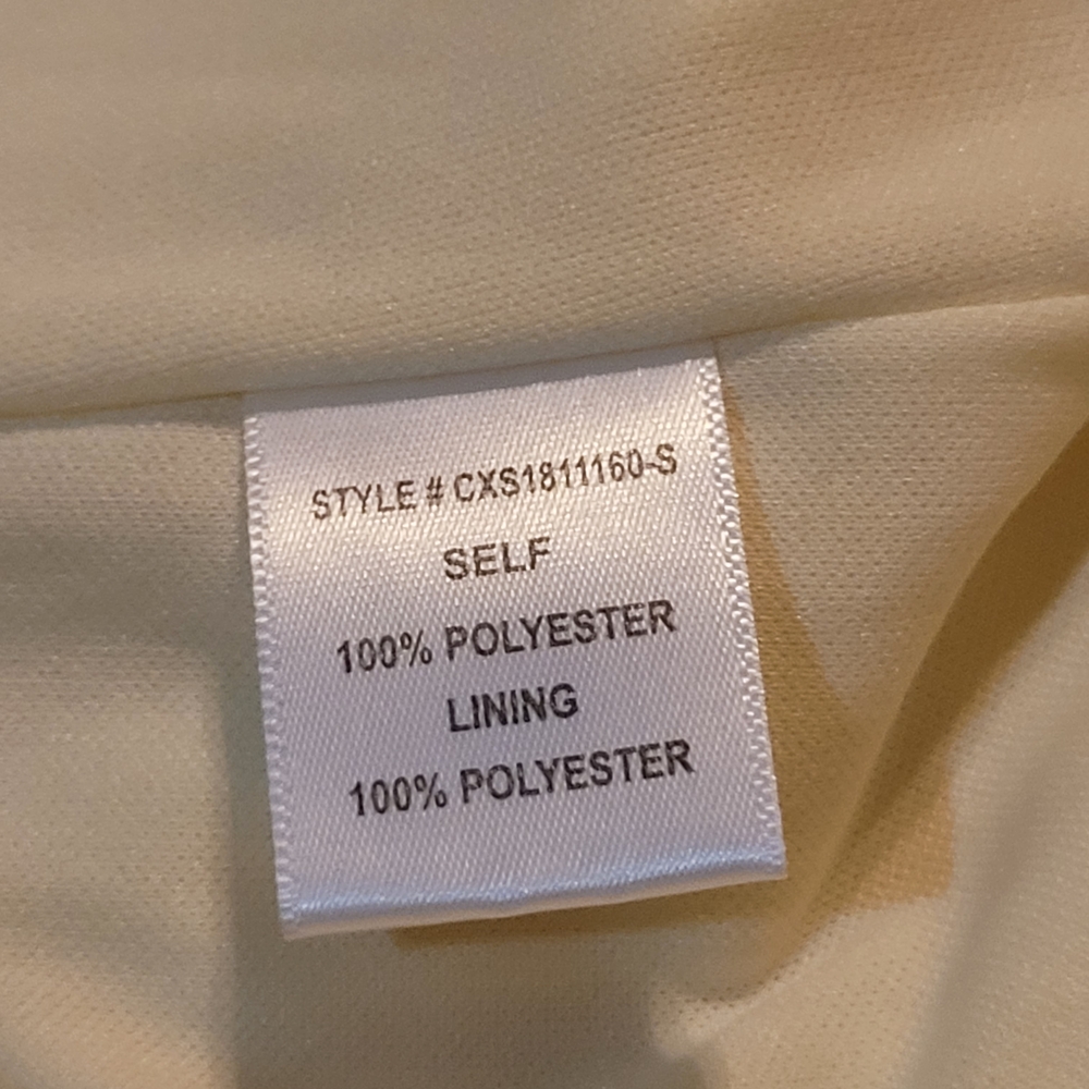 Sadie & Love Butter Yellow Pleated Midi Skirt Size XL Elastic Waist Chiffon - Picture 6 of 6